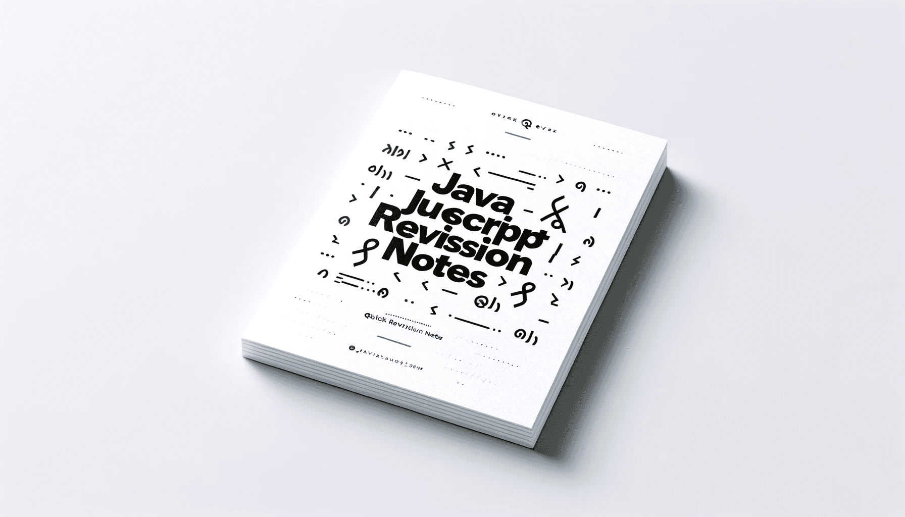 Javascript quick revision